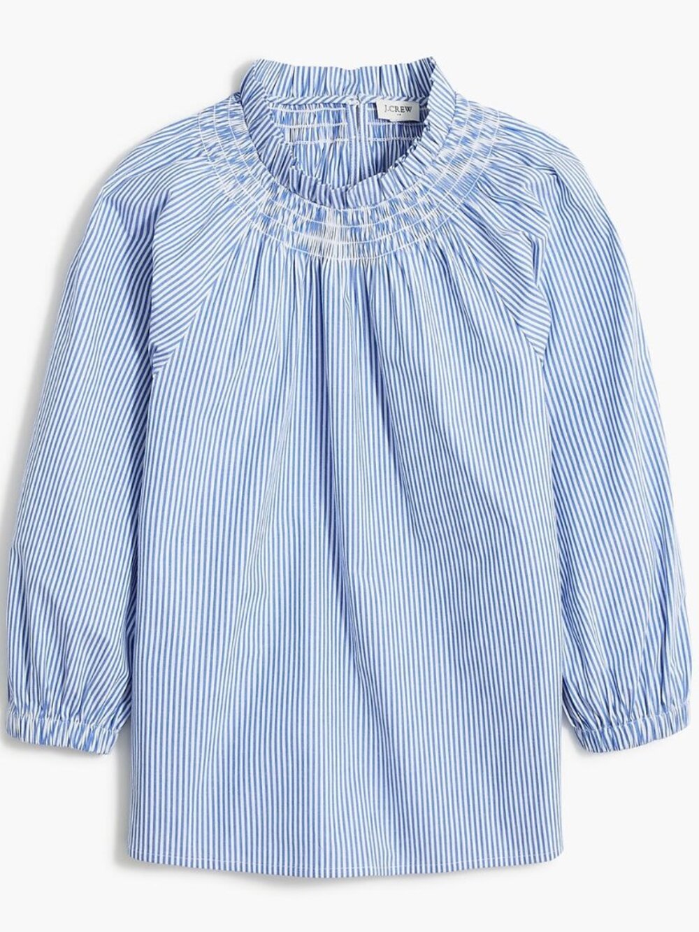 J Crew Factory Smocked-Neck Top - Size XL